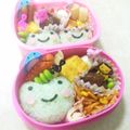 チビザウルス's cooksnap of when they made キャラ弁☆カエルちゃん.