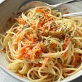 しろジィ's cooksnap of when they made たらことにんじんのパスタ.