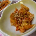 えいとさん's cooksnap of when they made 鶏皮キムチ.