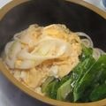 きらり流れ星's cooksnap of when they made 簡単☆玉子丼…な玉子うどん.