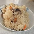 きらり流れ星's cooksnap of when they made 土鍋で✿しいたけご飯.
