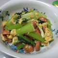おひさま太陽's cooksnap of when they made ウインナーと小松菜の玉子炒め.