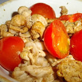 ✿オカピ✿'s cooksnap of when they made ミニトマトしょうが焼き.