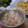 ぶーにゃんM's cooksnap of when they made 簡単♪ツナとなめたけのご飯.