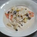 NYamashita's cooksnap of when they made ポテトサーモンのクリームソースがけ.