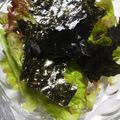まな姫's cooksnap of when they made レタスと海苔のサラダ☆.
