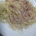 ちびともぼん's cooksnap of when they made ★お酒のあて、イカ明太子で簡単パスタ★.