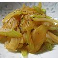 iris1002's cooksnap of when they made 香りも美味しい★セロリのきんぴら.