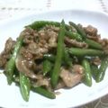 ねっちゃんっ's cooksnap of when they made 豚肉といんげんのラー油炒め.