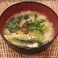 あーこ姐's cooksnap of when they made 小松菜と豆腐とエノキのお味噌汁♪.