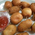 mokoさと's cooksnap of when they made ミニ・アメリカンドッグ.
