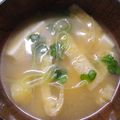 ３びきの子ぶたのまま's cooksnap of when they made ✿かいわれと油揚げのお味噌汁✿.