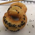 さか子's cooksnap of when they made 黒ゴマ＊さつま芋ドーナツ＆焼きドーナツ.