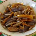 miffy77's cooksnap of when they made 根菜とさつま揚げのウマ煮.
