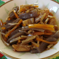miffy77's cooksnap of when they made 根菜とさつま揚げのウマ煮.