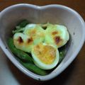 すみれちゃん☆'s cooksnap of when they made ゆで卵とスナップえんどうのグラタン風.
