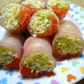 ゃぁゃ's cooksnap of when they made しゃきしゃき☆生ハムと水菜の生春巻.