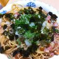 夢cook's cooksnap of when they made なめたけじゃこおろしパスタ☆.