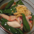 えっふぇる's cooksnap of when they made 万願寺とうがらしとカニかまの炊いたん.