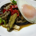 えいとさん's cooksnap of when they made ナスときのこのオイスターバター炒め.