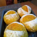 ふーたろママ's cooksnap of when they made ＊モチフワ♪カボチャごはんパン＊.
