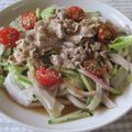りんご２０１１'s cooksnap of when they made 冷しゃぶうどん☆うまうま簡単ごまだれ.