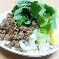 ぐーたらはにぃ's cooksnap of when they made お手軽！肉味噌うどん.