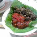 BRMG's cooksnap of when they made 豚の梅じそそぼろ.