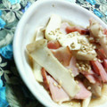 キョク's cooksnap of when they made ベーコンと茸の梅炒め.
