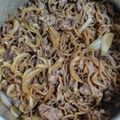 マキマキ913's cooksnap of when they made 牛バラ切り落としと白滝の牛丼.