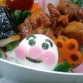 おんかめ's cooksnap of when they made お弁当に♪うずらの卵でアンパンマン.
