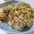 ♥おしりちゃん♥'s cooksnap of when they made ささ身のくるくるジャガイモ衣焼き.