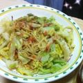 くりまゅ's cooksnap of when they made キャベツとしらすのパスタ.