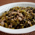 cafe0305's cooksnap of when they made 簡単☆高菜とひき肉のそぼろ.