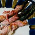 yukiyumisa's cooksnap of when they made クレージーソルトで豚肉のｱｽﾊﾟﾗ巻き♪.