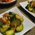 まろんかふぇ's cooksnap of when they made 胡瓜と竹輪の生姜ニンニク醤油和え.
