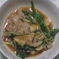 あくあ☆ぶるー's cooksnap of when they made 豚とほうれん草のご飯が進む君.