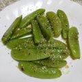 クック6DDPP8☆'s cooksnap of when they made 超簡単！絶品スナップエンドウ炒め.