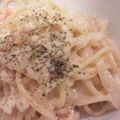 MofeMofee's cooksnap of when they made ☆牛乳で！帆立と大根のクリームパスタ～☆.