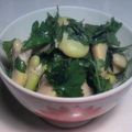 chibico's cooksnap of when they made 空豆のサラダ.