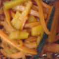 芋の葉's cooksnap of when they made 南瓜と人参のきんぴら.