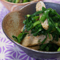 ピンクのたまご's cooksnap of when they made ５分で、ニラとさつま揚げのわさび醤油和え.
