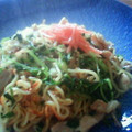 桃がいいなあ。's cooksnap of when they made セロリと豆苗の塩焼きそば.