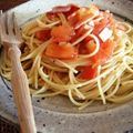cafe0305's cooksnap of when they made トマトソーススパゲティ.