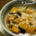 ＪＵＮちゃン's cooksnap of when they made かぼちゃの煮物のそぼろあん.