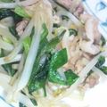 kyo_nov's cooksnap of when they made にら豚もやし炒め（＾＾！.