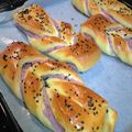 くまちーこ's cooksnap of when they made ネジネジごまあんパン.