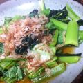 sk51's cooksnap of when they made 電子レンジで☆小松菜とわかめの煮びたし♪.