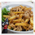るなまりー's cooksnap of when they made 豚小間とさつまいもの甘辛炒め.