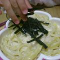 tama818amat's cooksnap of when they made たらこクリームパスタ.